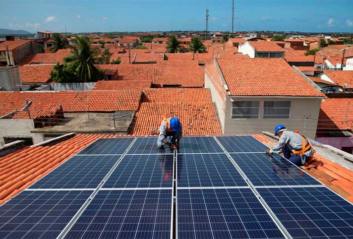 Fazenda solar no Brasil